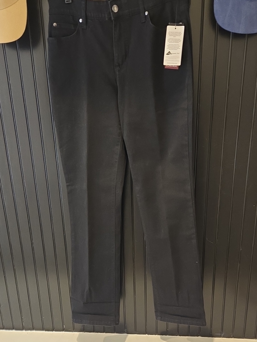 Women's Kim Rogers Black Straight-Leg Pants